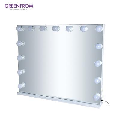 China Wholesale Cheap Large Lit Dimmer 1X Switch Led Light Strip Full Hollywood Mirror for sale