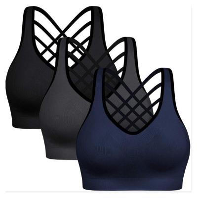 China 2021 New Back Beauty Fitness Yoga Sports Bra Breathable Sportswear Women Upper Gathering Shockproof Bra for sale