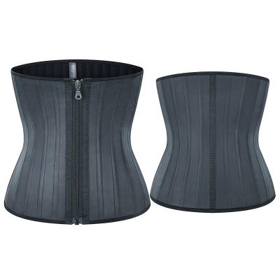 China Hot Selling Slim Trainer Antibacterial High Quality Steel Bone Latex Waist Trainer Women Fitness Waist Corset Waist Trainer for sale