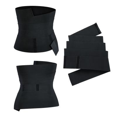 China 2021 New Style QUICK DRY Belly Wrap Waist Invisible Belly Loss Weight Trainer For Flat Belly Women 6 Meters for sale