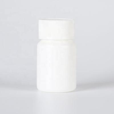 China Custom Round HDPE 50ml Health Care Food Products Plastic Medicine Bottle Packaging White Pill Bottle for sale