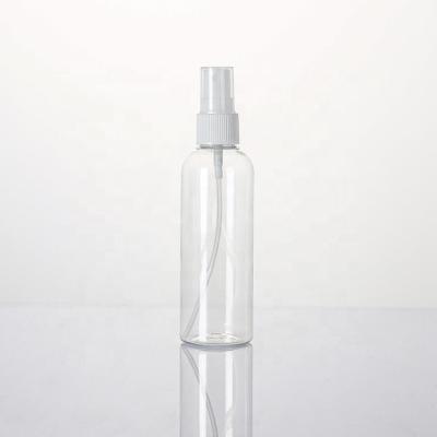 China 100ml Transparent PET Oral Plastic Cosmetic Empty Spray Bottles Cosmetic Bottles for sale