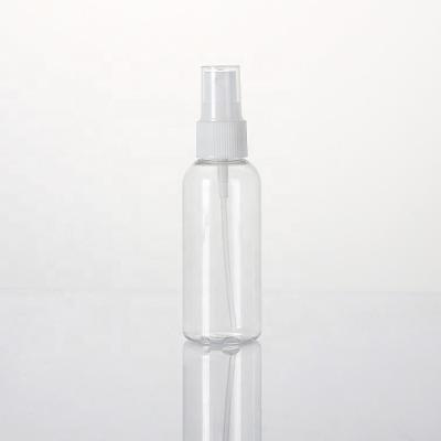 China Good Mist Cosmetic Spray Bottle 70ml Transparent PET Plastic Spray Bottle for sale