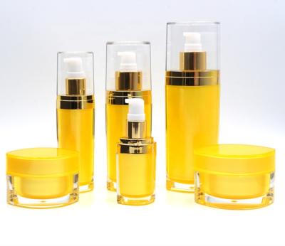 China Low Price Luxury Cosmetic Skin Care Factory Cosmetic Jar Container Set For Personal Care for sale