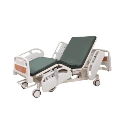 China Hosptial Five Multi Function Electric Medical Bed For Homecare Portable Patient Bed With 5 Funtion Toilet Homecare Hospital Bed for sale