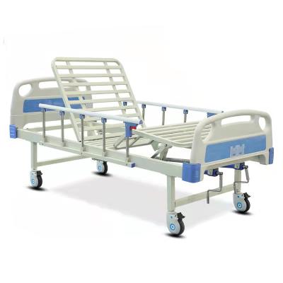 China Hosptial Hospital Medical Beds Two Function Manual Bed Prices for sale