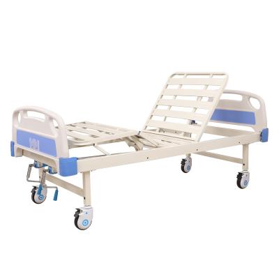 China Hosptial Custom Two Function Nursing Bed 2 Cranks Hospital Bed Hospital Equipment Manual Hospital Bed for sale