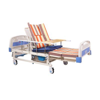 China Hosptial Full Curved Hospital Bed Price Manual Good ABS Panel For Hospital Bed Height Adjustable Bed Patient for sale