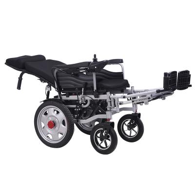 China Hospital High-end Luxury Ultra Long Resistance Lying Full Electric Wheelchair For Elderly And Disabled People for sale