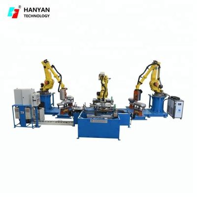 China Robot Welding Robot Welding Workstation for Longitudinal Y-shape Seams of Axis Housing Stainless Steel Pipe Welding Machine for sale