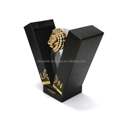 China China Handmade Custom LOGO Luxury Packaging 2 Door Perfume Bottle Packaging Gift Perfume Box for sale