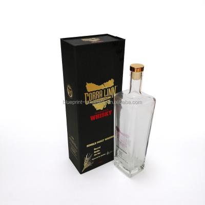 China Handmade Professional High-end Liquor Box Simple Champagne Gift Wine Paper Wine Gift Box for sale