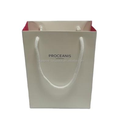 China Factory handmade production custom paper bags for clothing can accept in custom printed paper bags. for sale