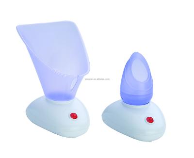 China Lady Plastic Hot Hydrating Water Facial Steamer Spa DEEP CLEANSING Gift For Home Use Hot Stone Heater for sale