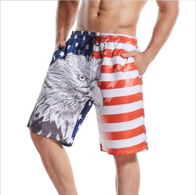 China Plus Size Summer Waterproof Swim Shorts 3D Printing Men's Quick Dry Swim Trunks Beach Swimwear Short Pants S-6XL for sale