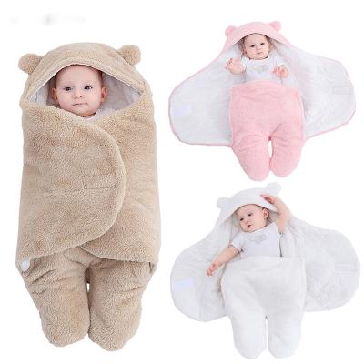 China Breathable Baby Sleeping Bags Baby Blanket Wraps Infant Sleep Sack Cotton Envelope For Photography Newborn Cocoon For 0-9M Newborns for sale