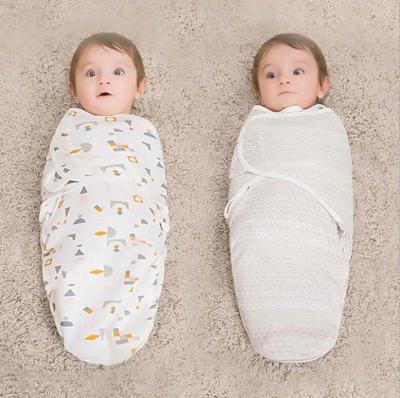 China Breathable Newborn Babies Sleeping Bags Baby Cocoon Wrap 100% Cotton Baby Blanket Sleepsack Wrap Sleepsack for sale