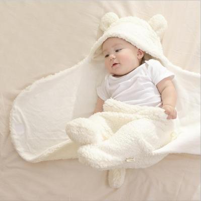 China Autumn Baby Sleeping Bag Breathable Envelope For Winter Newborn Wrap Blanket Cute Solid Sleeping Bags Baby Bedding For 0-6 Months for sale