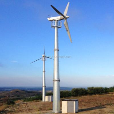 China 20kW wind turbine price with control system, horizontal type, pitch controlled 20kw for sale