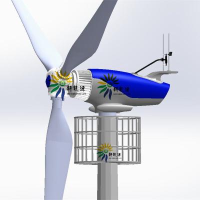 China 50kw Wind Turbine Eolica Speed ​​Regulated Turbina 50kw for sale