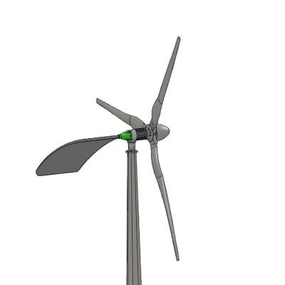 China 5kw wind generator with 5kw tail control design for sale