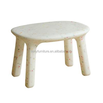 China Modern Design Kids Table Living Room Furniture Colorful Plastic Stains Kids Table for sale