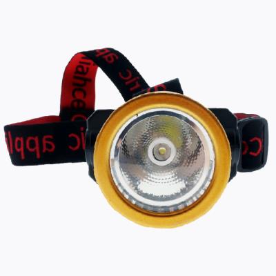 China Camping DIY Work Helmet Head Light Rechargeable Battery Li-ion 18650 Adjustable Strap SMD LED IPX3 Runtime Large Long Led Headlight for sale