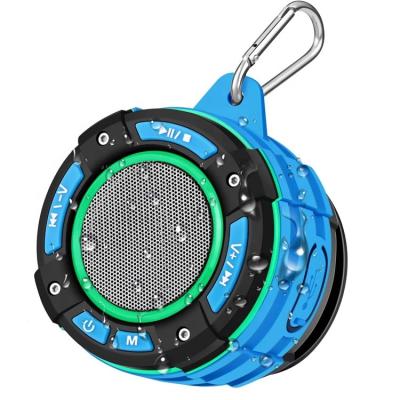 China 2021 waterproof led phone function new arrival shower speaker bluetooth light supported handsfree calling for sale