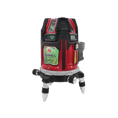 China Hot Selling Self-Leveling Green Line 4V+4H+1D 16.8V Li-ion Battery Beam Laser Level 4V4H1P Manual-Slope Lasers for sale