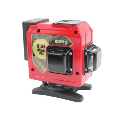 China 3D Cone Pendulum Leveling 3D Beam Self-Leveling Green Laser Level 12 Lines 360 Cone Lasers for sale