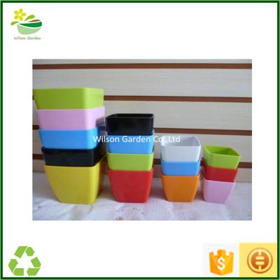 China Home Wholesale Melamine Pots Small Indoor Plants Decoration Garden Decoration Special Pots Flower Containers for sale