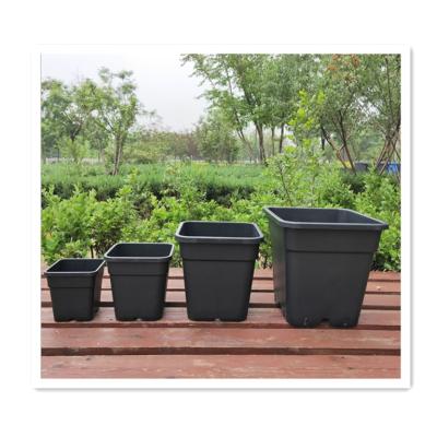 China Modern Plastic Container Plant Square Planter for sale