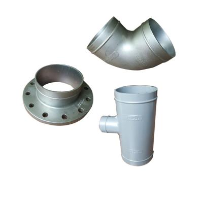 China Compressed Air Pipe Aluminum Die Cast Compressed Air Pipe Fitting Flanged Joint Processing And Customization for sale