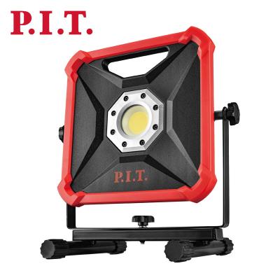 China P.I.T Tool Luminous Flux 900/1900lm Illumination Cordless Work Light For Construction Work Site Stand Work Attachable H-Shaped Light for sale