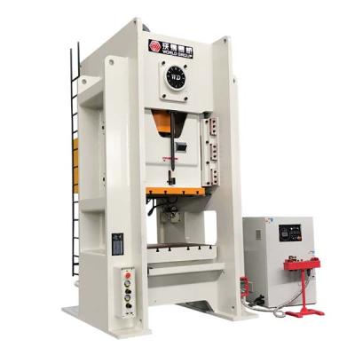 China Metal Sheet Stamping JW31 160 Ton Single Crank H Frame Power Pneumatic Punching Machine for sale