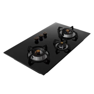 China Hotel new technology 3 ring high power gas stove household cooktop lpg gas stove with heat power stove for sale