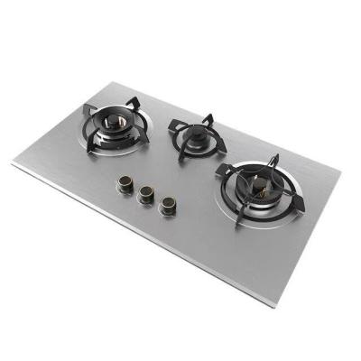 China Hotel Gas Stove Tempered Glass Major Table Top Gas Cooker Kitchen Appliances Kitchen Hob 3 Burner for sale