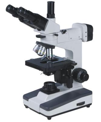 China JM408T 40X-400X Trinocular Metallurgical Microscope With Transmitted&Refected light Illuminaiton for sale