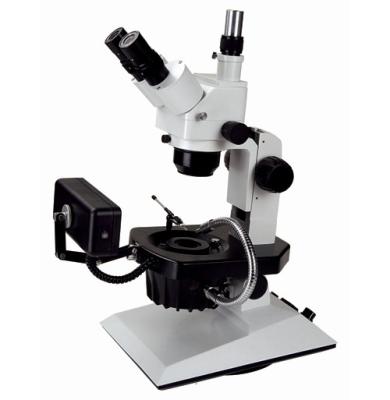 China GM5T 7.5X-50X Trinocular binocular Zoom Stereo Gem&Jewelry Microscope For Diomand Inspection microscopy steel clamp for sale