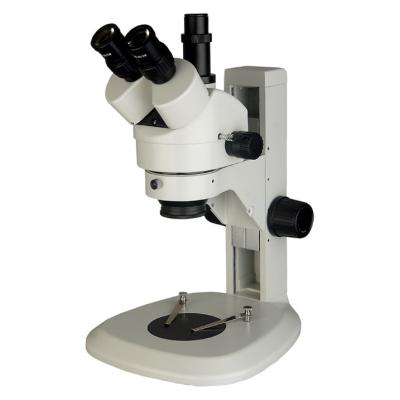 China SXL7045J2T 7x-45x Trinocular stereoscopic zoom microscope With CCD adapter/ 3d mikroskop for sale