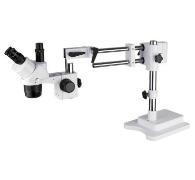 China XTW24T2 20X&40X Trinocular Stereo Microscopy/Double-arm Boom Stand examination Microscope for inspection for sale