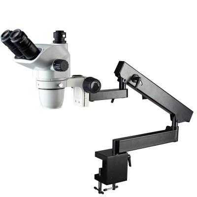 China SZM6745-STL6T trinocular articulated flexible arm stand zoom stereoscopic accessory of microscope for industry & inspect for sale