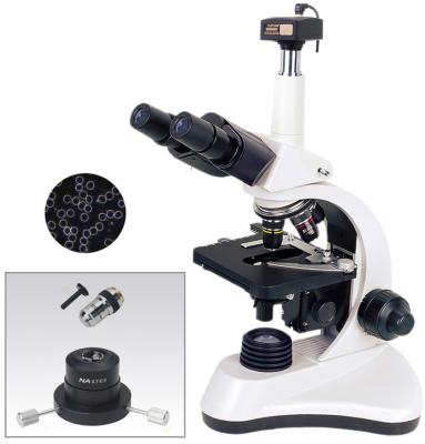 China Biology Darkfield & Bright Field Living Blood Analysis Microscopy+5.0MP USB digital camera for sale