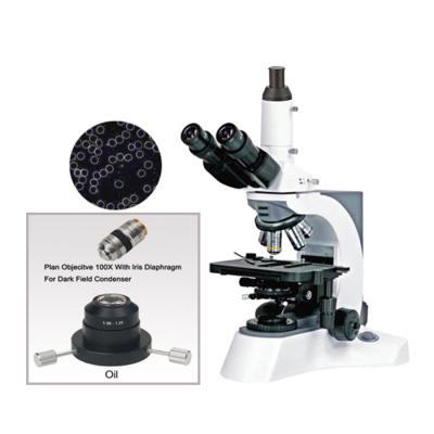 China 40X-1000X Compound Light Trinocular Live Blood Analysis Bright Field Dark Field Microscope/Multi function microscopy for sale