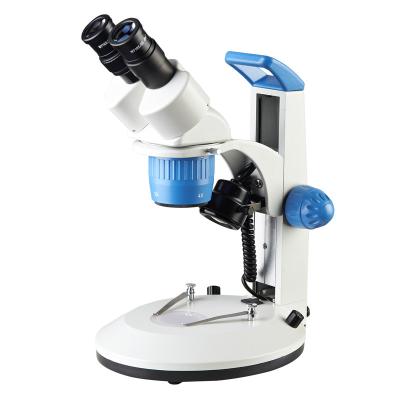 China NXT24L2B 20X&40X turret objectve stereo microscope/low power dissecting microscopy with LED light for sale