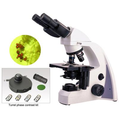 China BM300PHB Cost efficient  binocular bacteria phase contrast microscope for transparent specimens water treatment for sale