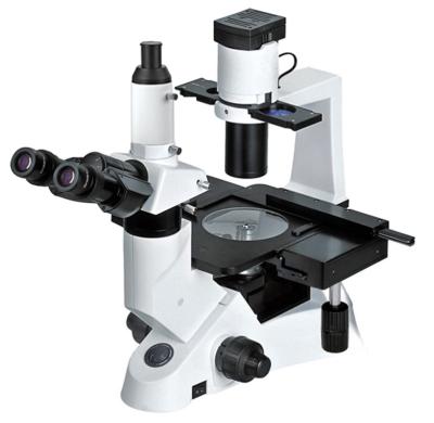 China IB100T siedentopf triniocular biological inverted phase contrast  microscope for tissue culture/inverted phase mikroskop for sale