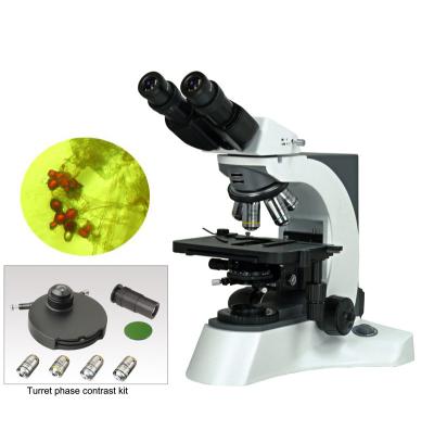 China LBM800PHB  Infinite optical Upright professional lab research turret phase contrast microscope for live blood cell analy for sale