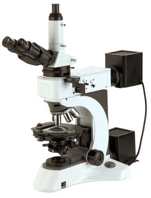 China PM800TRF Transmitted &Refected Light Trinocular Head Polarizing Microscopy With Infinite Optical for Geology LED field for sale