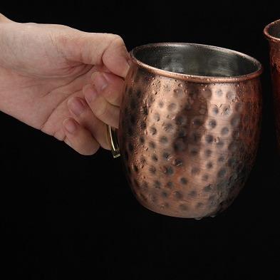 China Luxury Single Wall Hangrip Moscow Gold Amazon Vendor Copper Wine Glass Disposable Hot Cups Stainless Steel Copper Mule Mugs Coffee Mug for sale